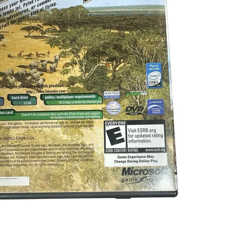 Microsoft Flight Simulator X (PC, 2006) PC DVD Game For Windows
